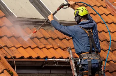 Démoussage et hydrofuge de toiture à Sainte-Cécile-du-Cayrou
